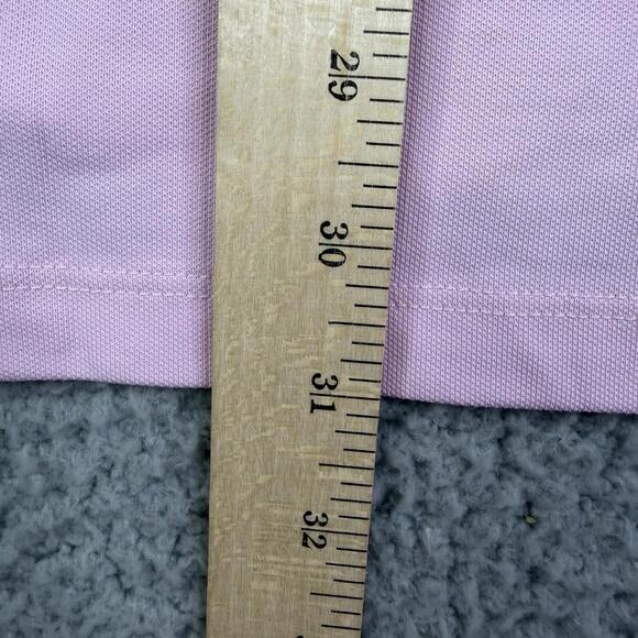 Greyson Polo Mens XLShirt Pink Solid Performance Pima Cotton Wolf Golf Shirt - Picture 11 of 12